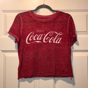 Soft Coca Cola Cropped T-shirt
